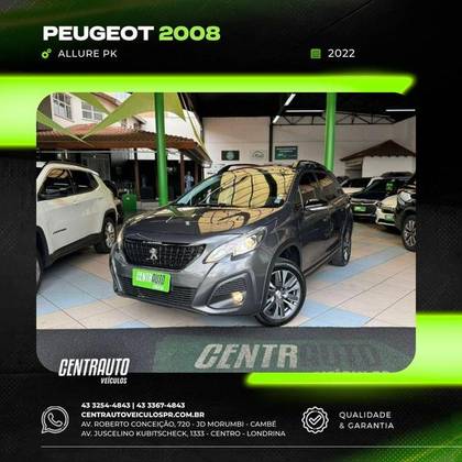 PEUGEOT 2008 1.6 16V FLEX ALLURE 4P AUTOMÁTICO